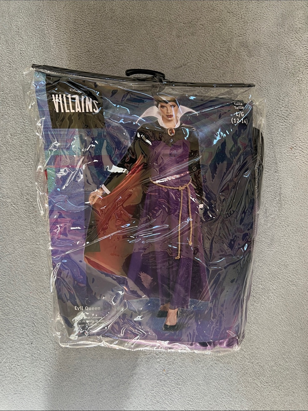 Evil Queen Purple Girls Costume (Size 12-14)
